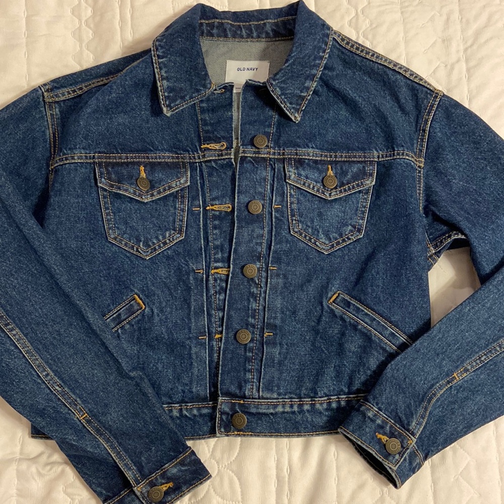 Old Navy denim cropped jacket - Never worn